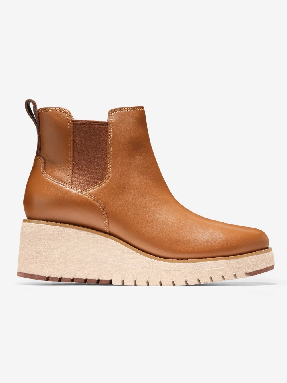 NWT COLE HAAN Women's ZERØGRAND City Wedge Waterproof Chelsea Boots Size 8.5